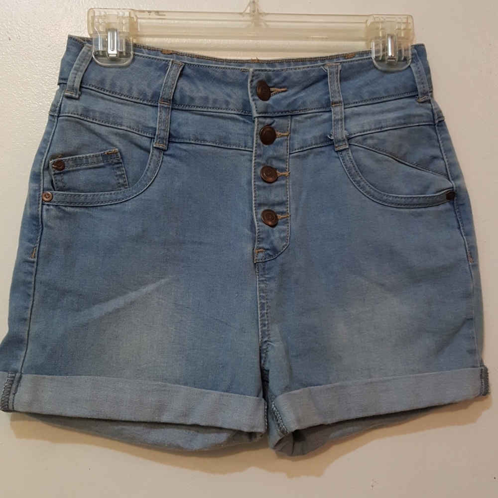 Denim Co. VTG High rise jean shorts